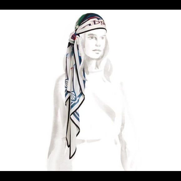Hermes HERMES silk Caleche Elastique Kaleche scarf - Picture 3 of 5